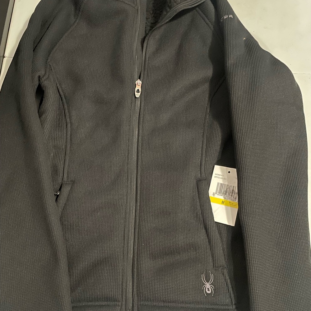 Spyder Women's Black Textured Jacket